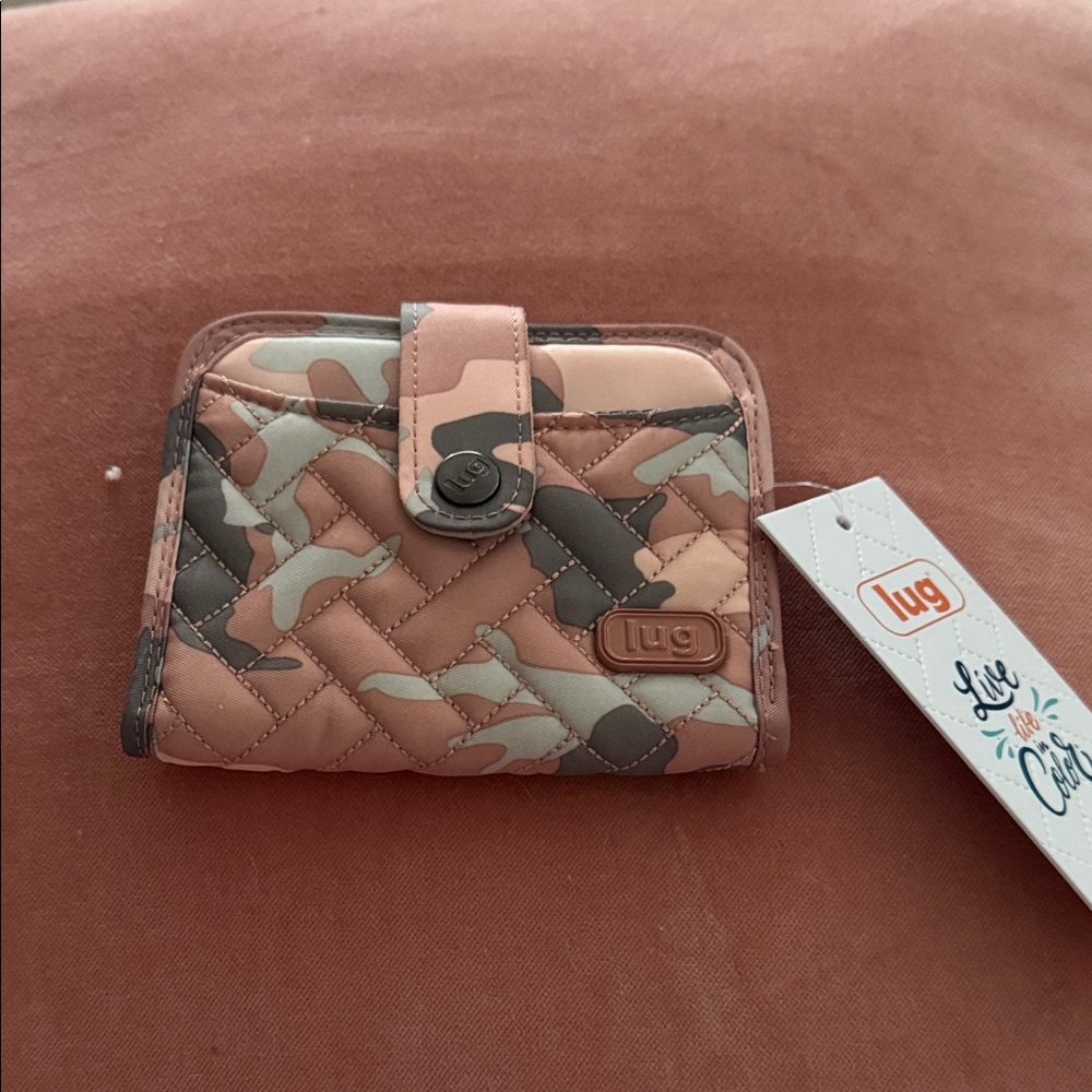 LUG Minuet Wallet - Camo Rose - New With Tags